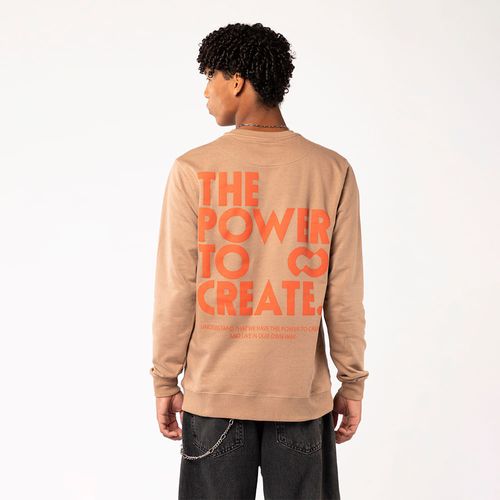 040 Sweatshirt Create Ocre